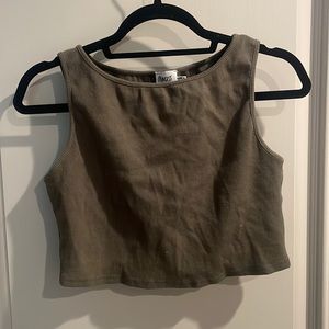 Princess Polly Green Crop Top
